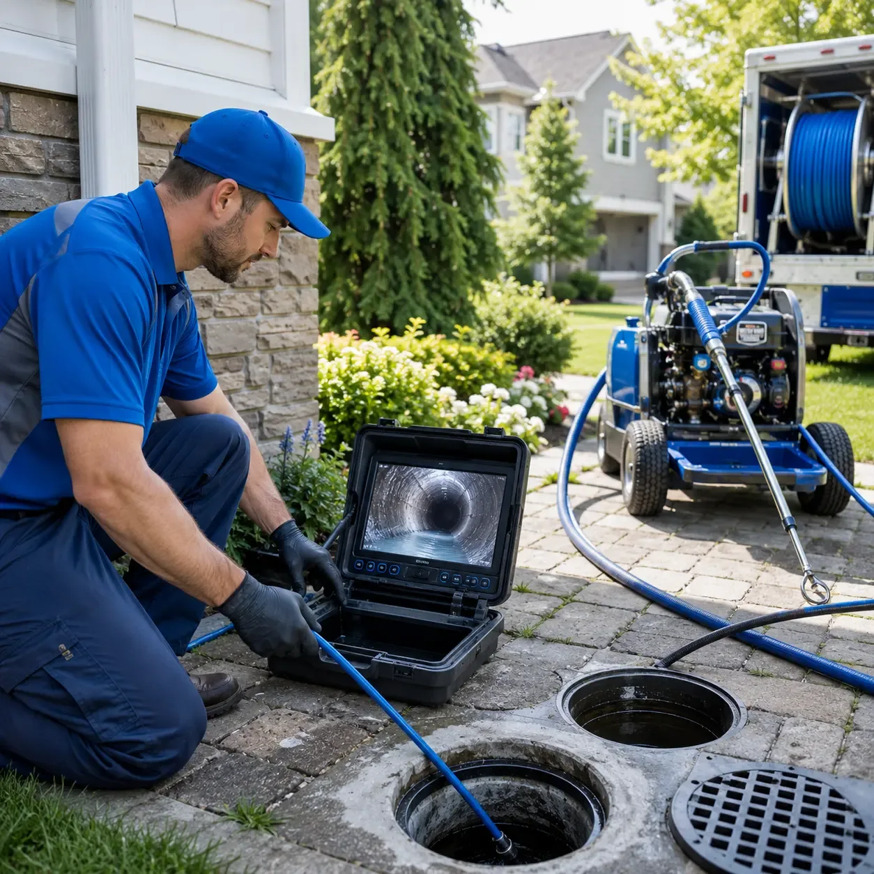 Outdoor drain cleaning professionals serving White Oak, NC